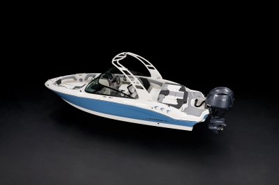 Chaparral 21 SSi OB rear port overhead. 