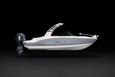 Chaparral 21 SSi OB Ski & Fish outboard bowrider starboard profile. 