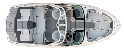 Chaparral 21 SSi with ample seating and storage to accommodate up to 12 passengers 