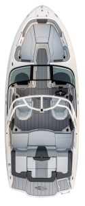 Chaparral 21 SSi with ample seating and storage to accommodate up to 12 passengers 