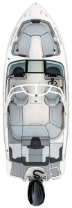 Chaparral 23 SSi OB overhead view 