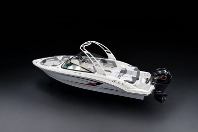 Chaparral 23 SSi OB rear port overhead 