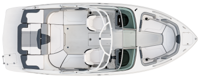 Chaparral 23 SSi with ample seating and storage to accommodate up to 13 passengers. 