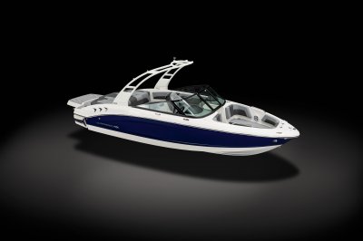 Chaparral GTS 1 front starboard view on a black background. 