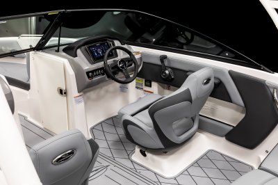 Chaparral GTS 1 helm station adjustable captain's chair. 