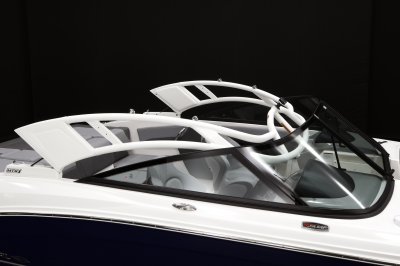 Chaparral GTS 1 MTX tower in lowered position. 