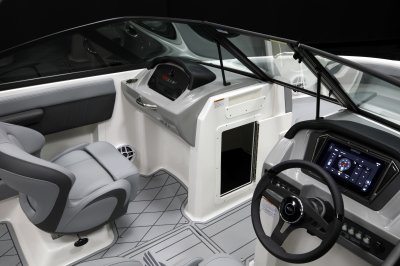 Chaparral GTS 1 port console with storage compartment. 