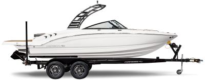 Chaparral GTS 3 with standard trailer that includes LED lights and 15