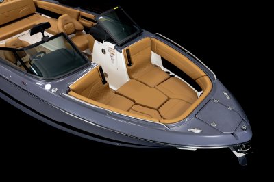 Chaparral GTS 6 bow filler cushion installed in the bow seating 