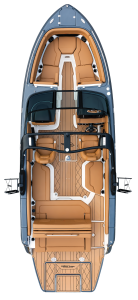 Chaparral GTS 6 overhead view. 