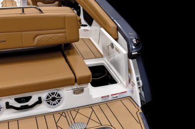Chaparral GTS 6 transom walkthrough storage access 