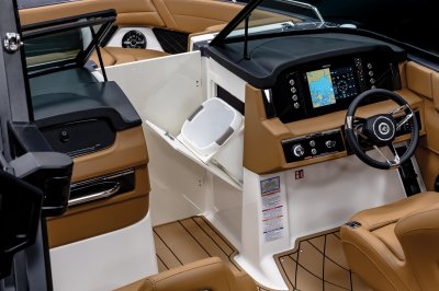 Chaparral GTS 6 waste bin in the starboard helm 