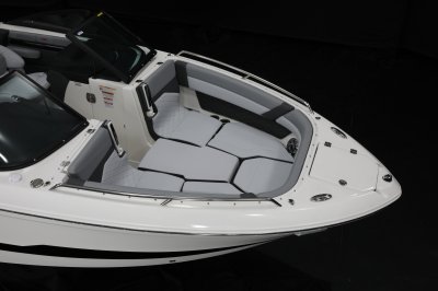 Chaparral GTS 6 bow filler cushion installed in the bow seating 