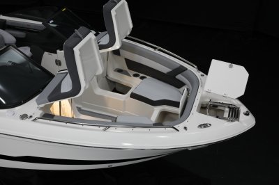 Chaparral GTS 6 three large storage compartments in the bow and the anchor locker with ladder 