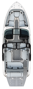 Chaparral GTS 6 overhead view 