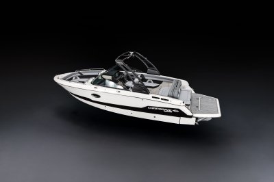 Chaparral GTS 6 rear port view on a black background 