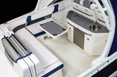 300 OSX - Cockpit Dinette (shown w/ optional Wet Bar) 