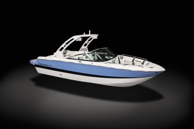 Chaparral 247 SSX front starboard overhead. 