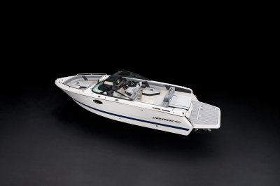 Chaparral SSX 4 rear port view on a black background 