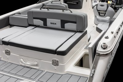 Chaparral SSX 4 transom walkthrough storage 
