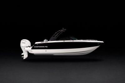 Chaparral SSX 4 OB starboard profile on a black background 