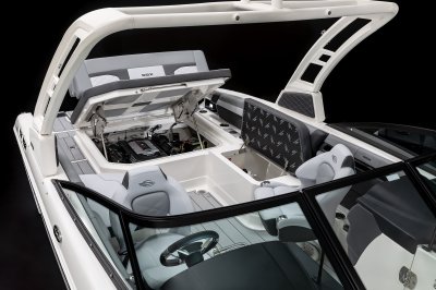 Chaparral SSX 6 cockpit storage and utility access 