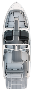 Chaparral SSX 6 overhead view of layout and seating 