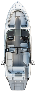 Chaparral 30 SURF overhead view 