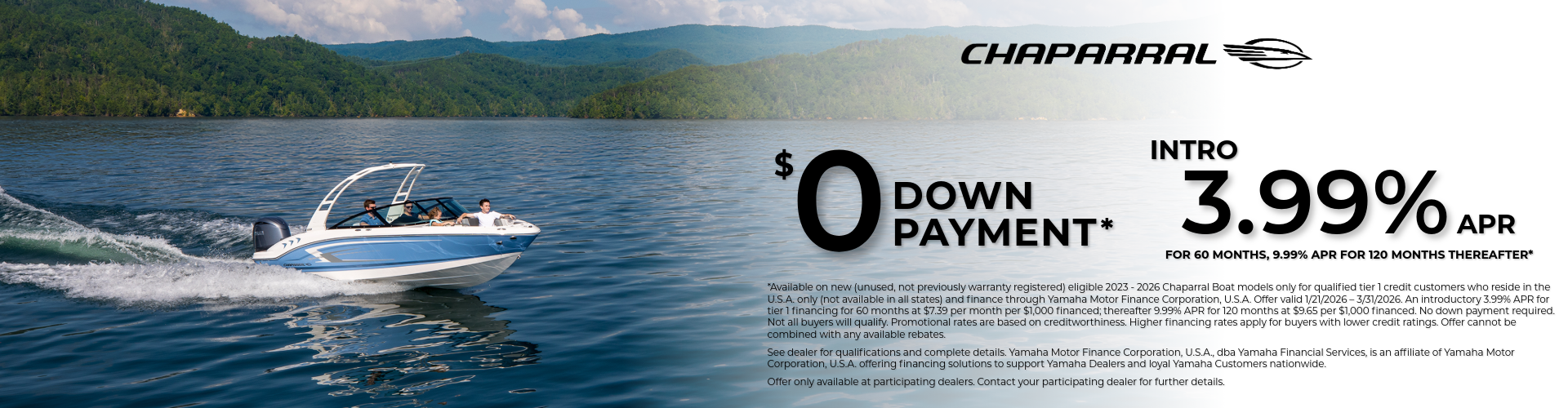 Yamaha Sales Event Promo