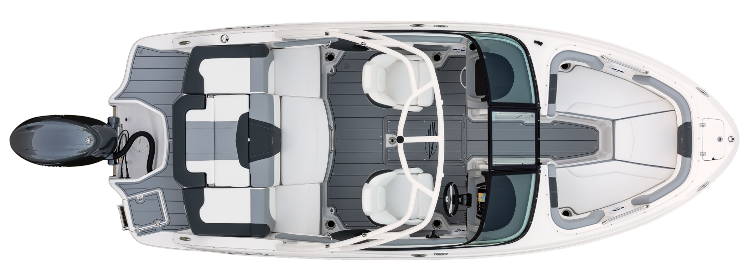 Overhead view of the  Chaparral 21 SSi OB 