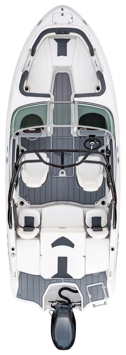 Overhead view of the  Chaparral 21 SSi OB Ski & Fish 