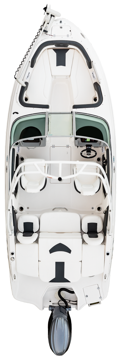 Overhead view of the  Chaparral 21 SSi OB Ski & Fish 