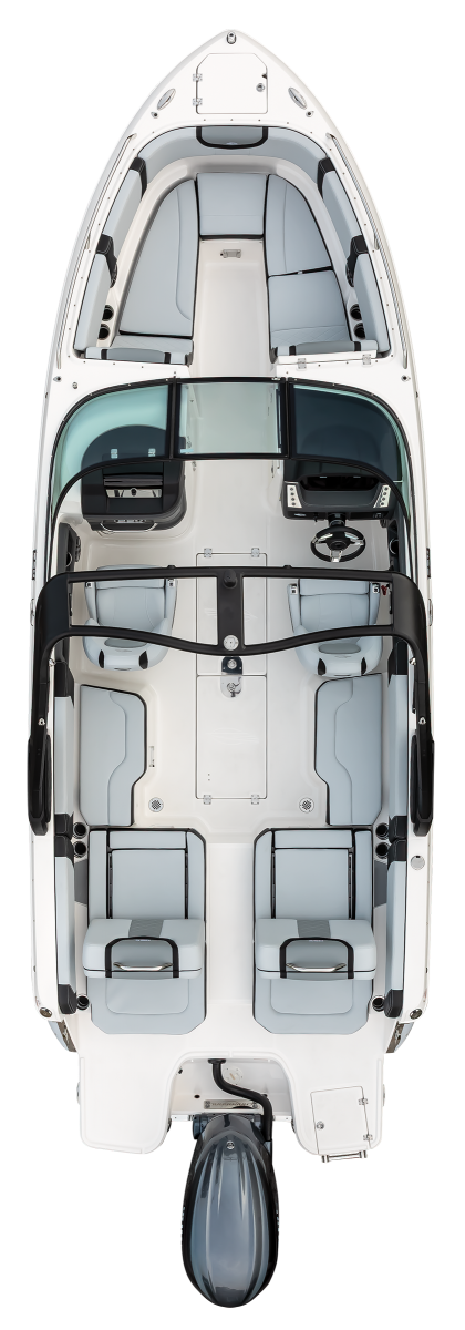 Overhead view of the  Chaparral 250 OSX  