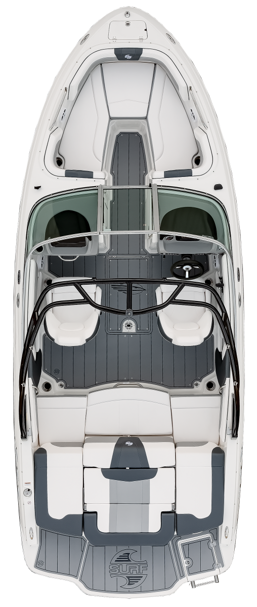 Overhead view of the  Chaparral 21 SURF  