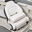 Ultra-Comfort Pedestal Seat with Flip-Up Bolster - Helm