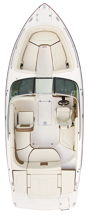 Overhead view of the  Chaparral SSX 237 
