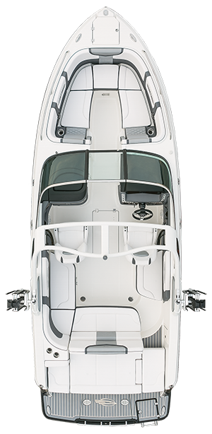 Overhead view of the  Chaparral SSX 257 