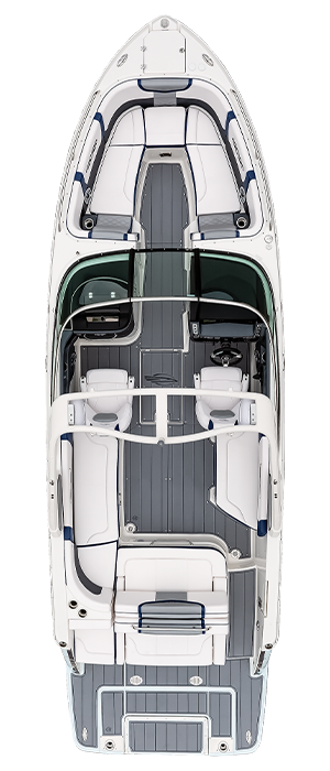 Overhead view of the  Chaparral SSX 287 