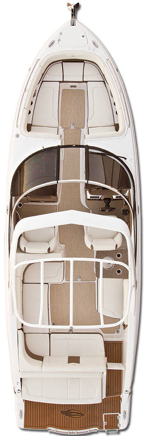 Overhead view of the  Chaparral SSX 317 