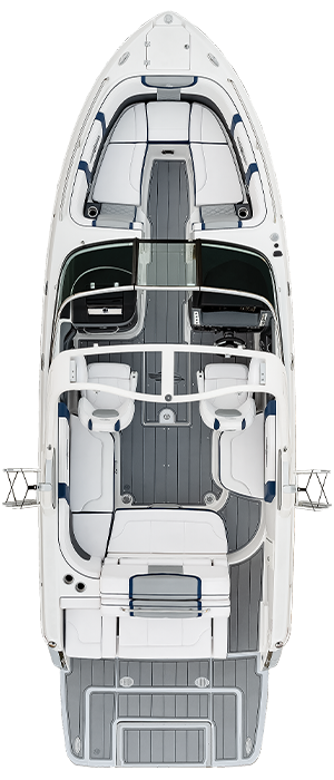 Overhead view of the  Chaparral 26 SURF  